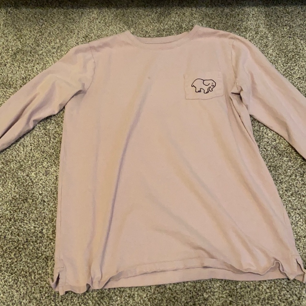 Light purple ivory Ella long sleeve shirt